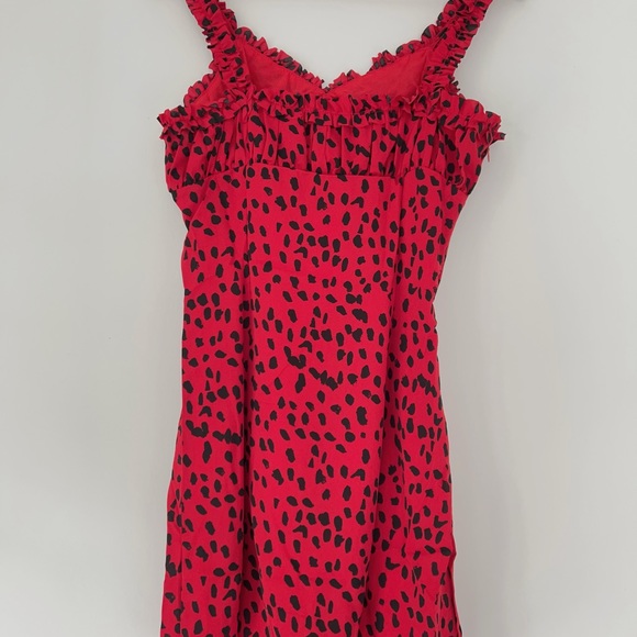 RED LEOPARD DRESS - Picture 3 of 3